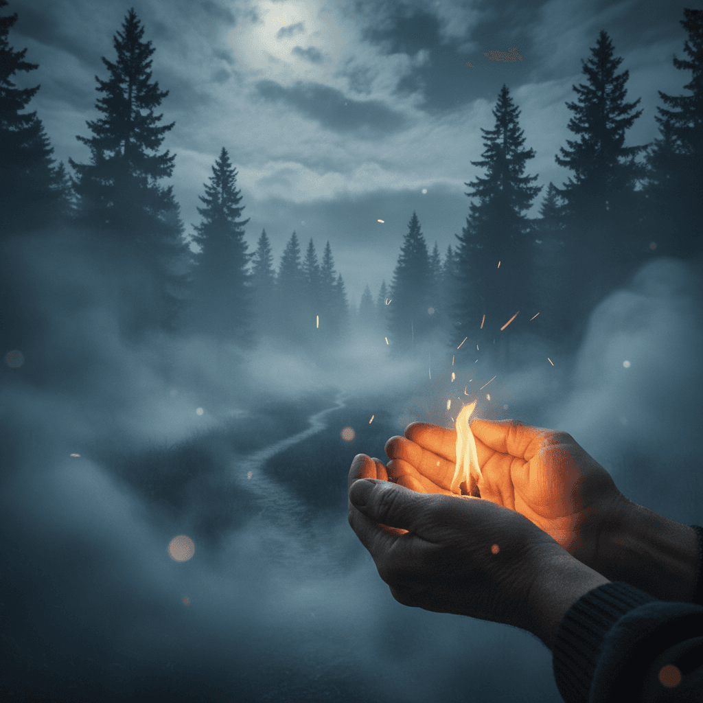 Keep a small light burning in your hands — enough to move forward when doubts gather. — Anne Frank