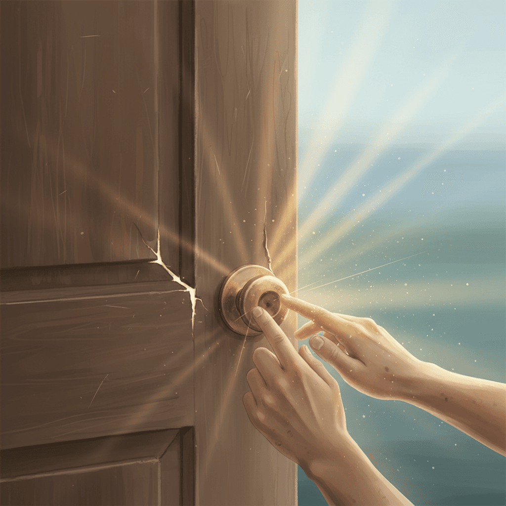 Every door opens for those who keep knocking with honest hands. — Helen Keller