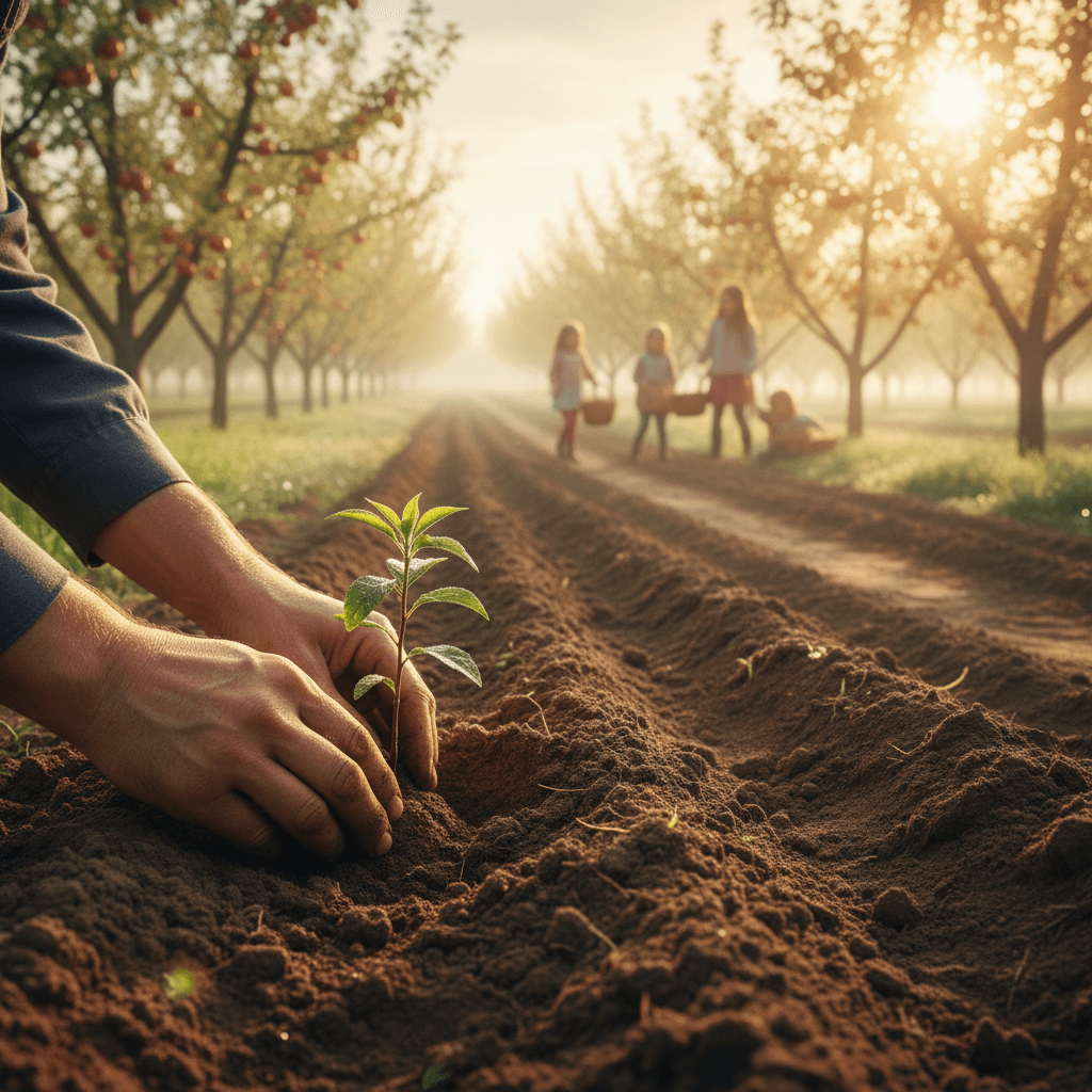 Siembra esperanza hoy para que las manos futuras puedan cosechar su fruto. — Chinua Achebe
