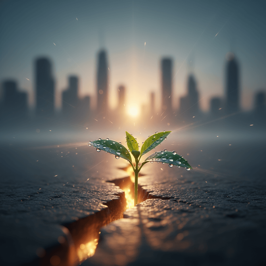 Crea una pequeña revolución hoy; pequeñas grietas abren paso a la luz — Yoko Ono