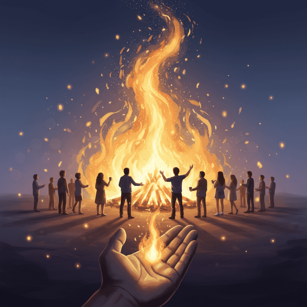 Light a small fire of kindness and watch it become a blaze that warms many. — Seamus Heaney