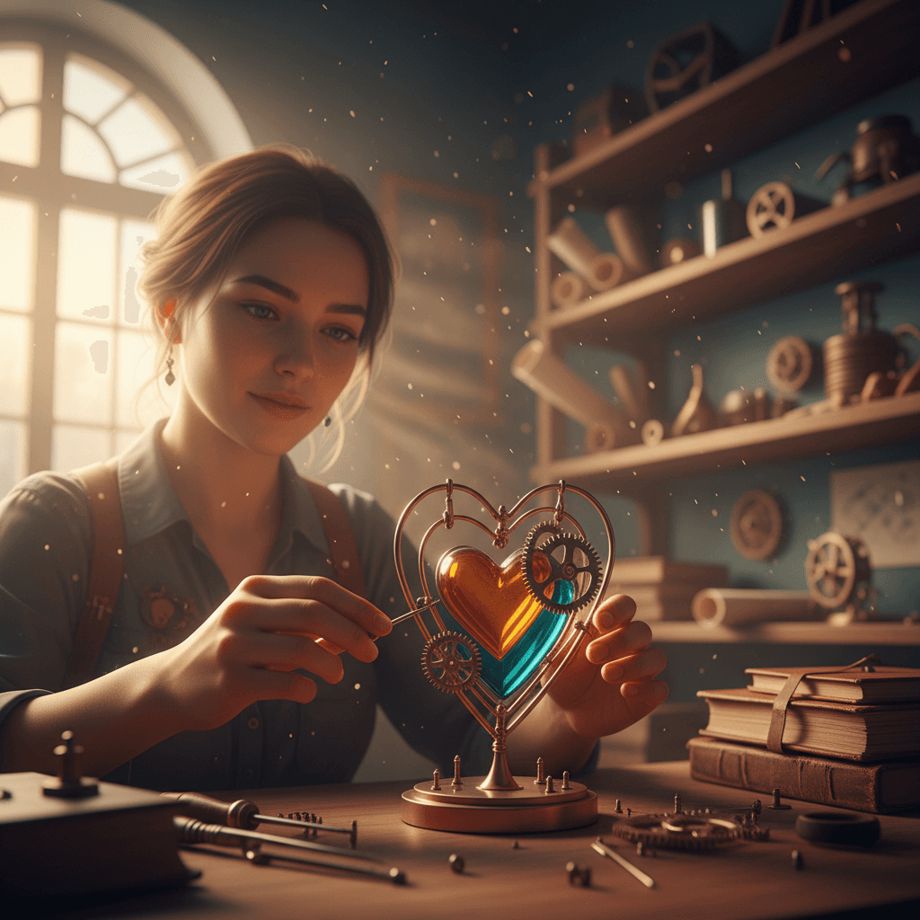 从运动中锻造意义;当双手与心相遇之处,目标便生长。——阿达·洛芙莱斯