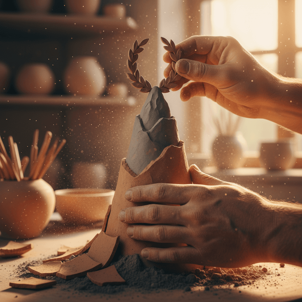 Forjar logros con la arcilla del revés Convierte los reveses en la arcilla con la que moldeas tu próximo logro. — Marco Aurelio