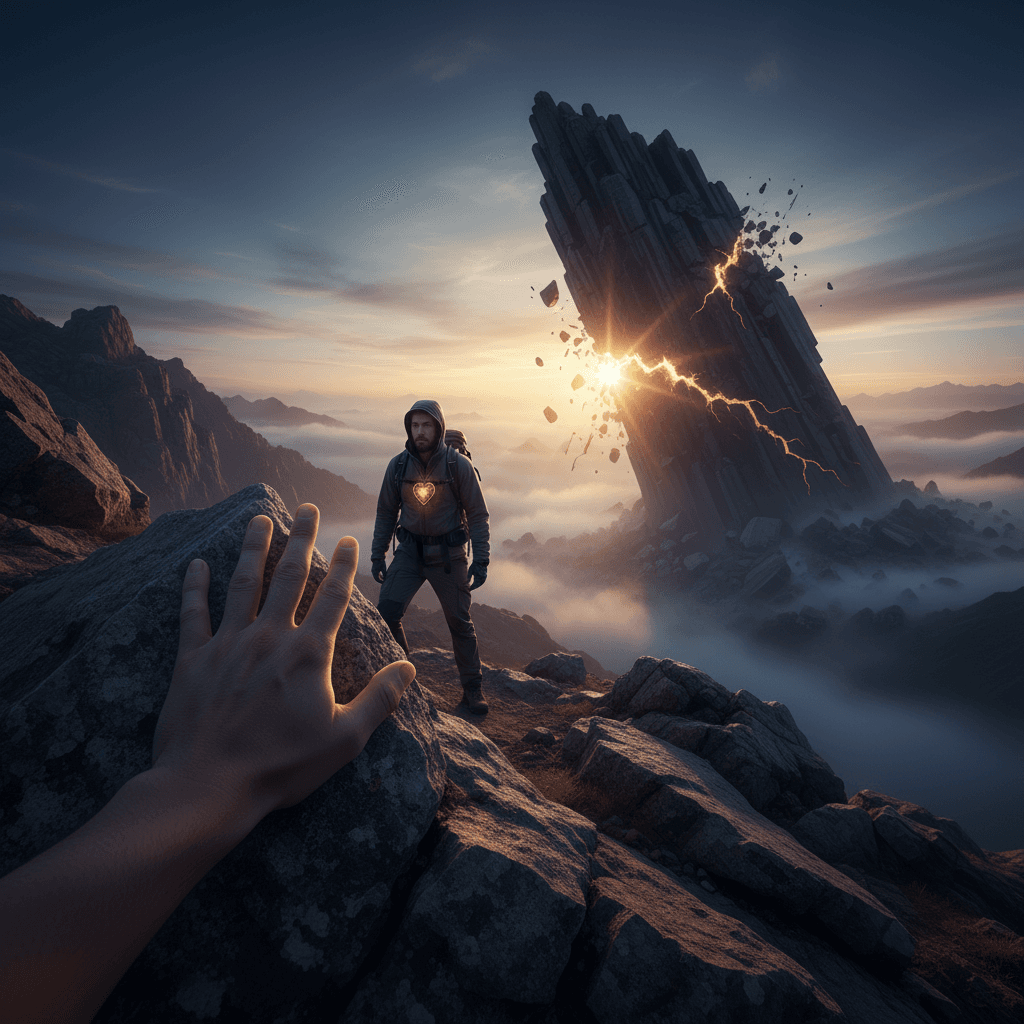 A steady hand and a willing heart topple the tallest fear. — Simone de Beauvoir