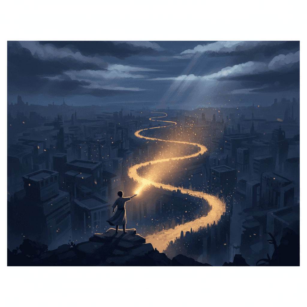 Even in the darkest chapters, choose where the light falls next. — Viktor E. Frankl