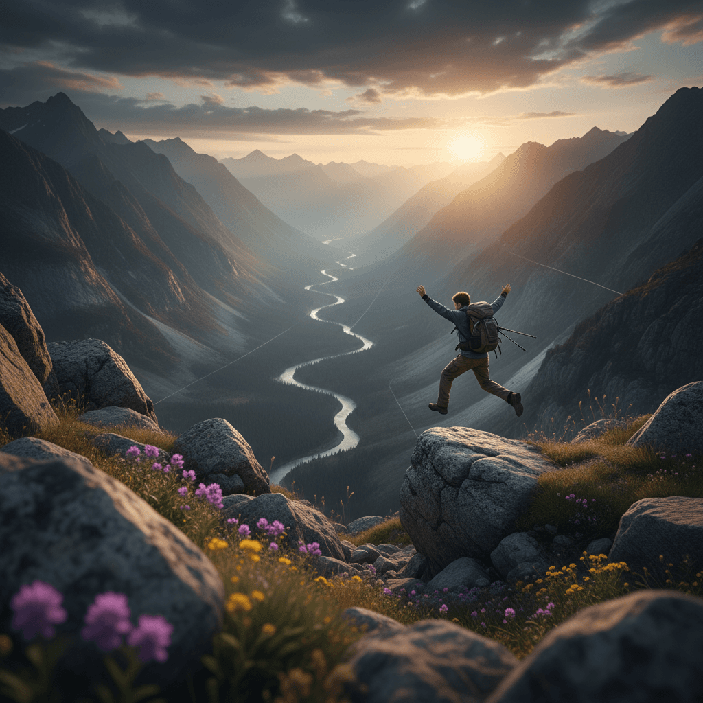 选择 能 教你 站立 的 生活 不要为逃避恐惧而跃起,而要去选择那种有一天会教你学会站立的生活。 — 索伦·克尔凯郭尔