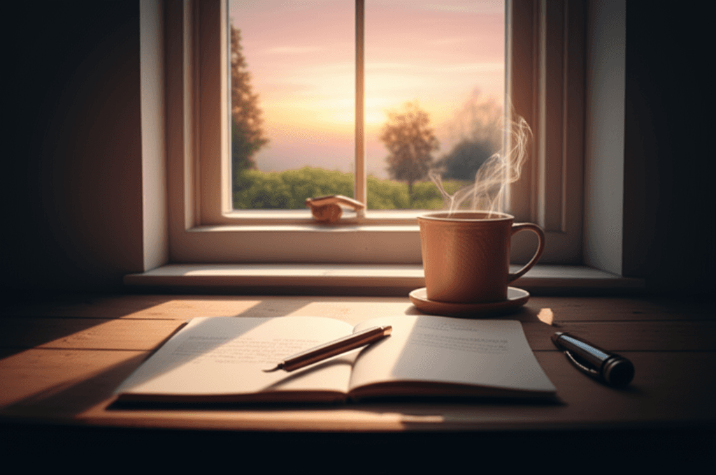 Diseña tu amanecer y encuéntralo en la página Escribe la mañana que quieres y vívela en sus primeros renglones. — Haruki Murakami