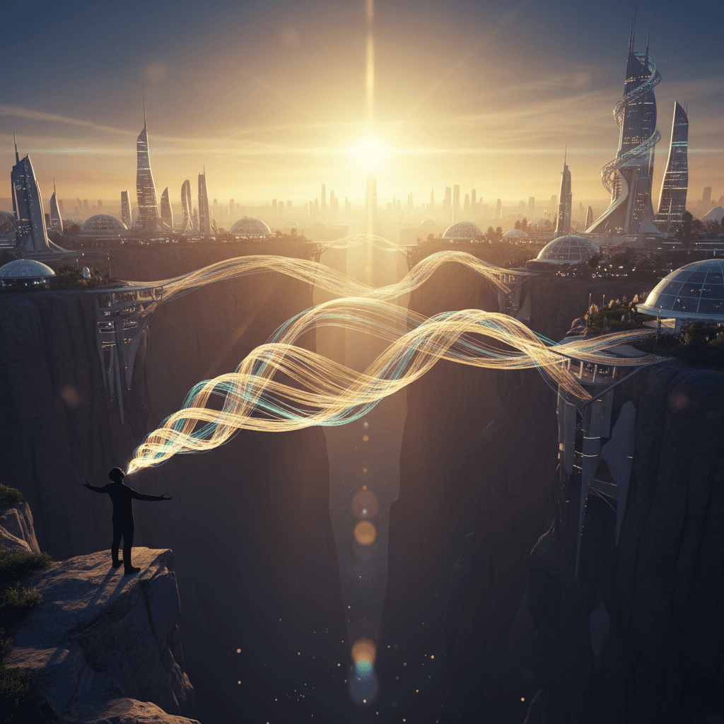 Proyecta tu voz hacia el futuro; elige la narrativa que construya puentes, no muros. — Chimamanda Ngozi Adichie