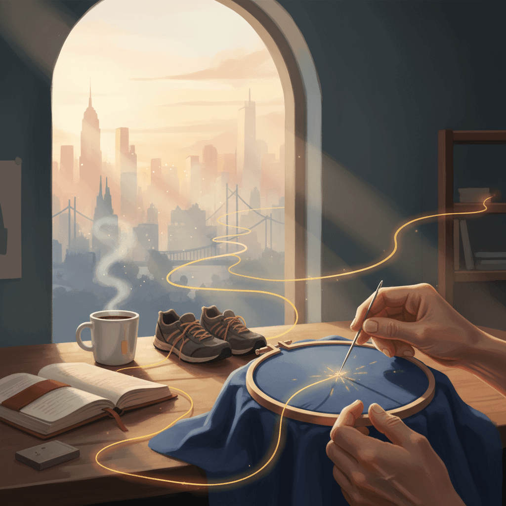 将勇气的瞬间缝入你日常生活的肌理。——萨福