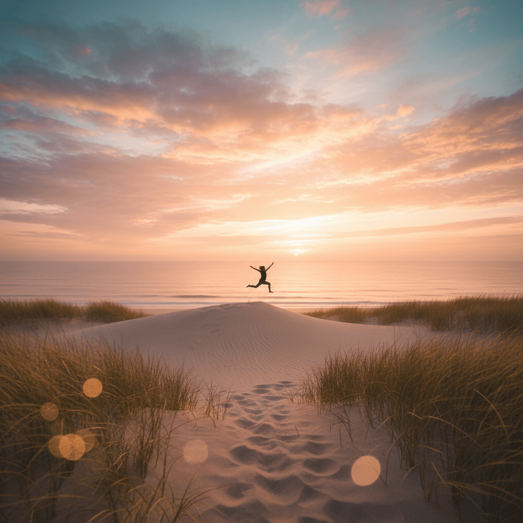 Salta hacia el horizonte que imaginas; el cielo se ensancha para recibirte. — Safo