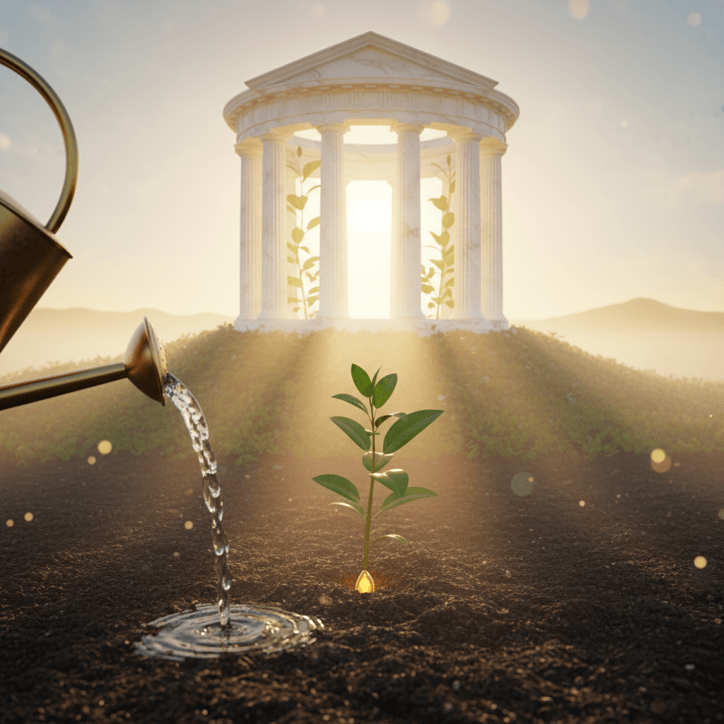 Siembra una idea honesta y riégala con acción hasta que se convierta en ley. — Kahlil Gibran