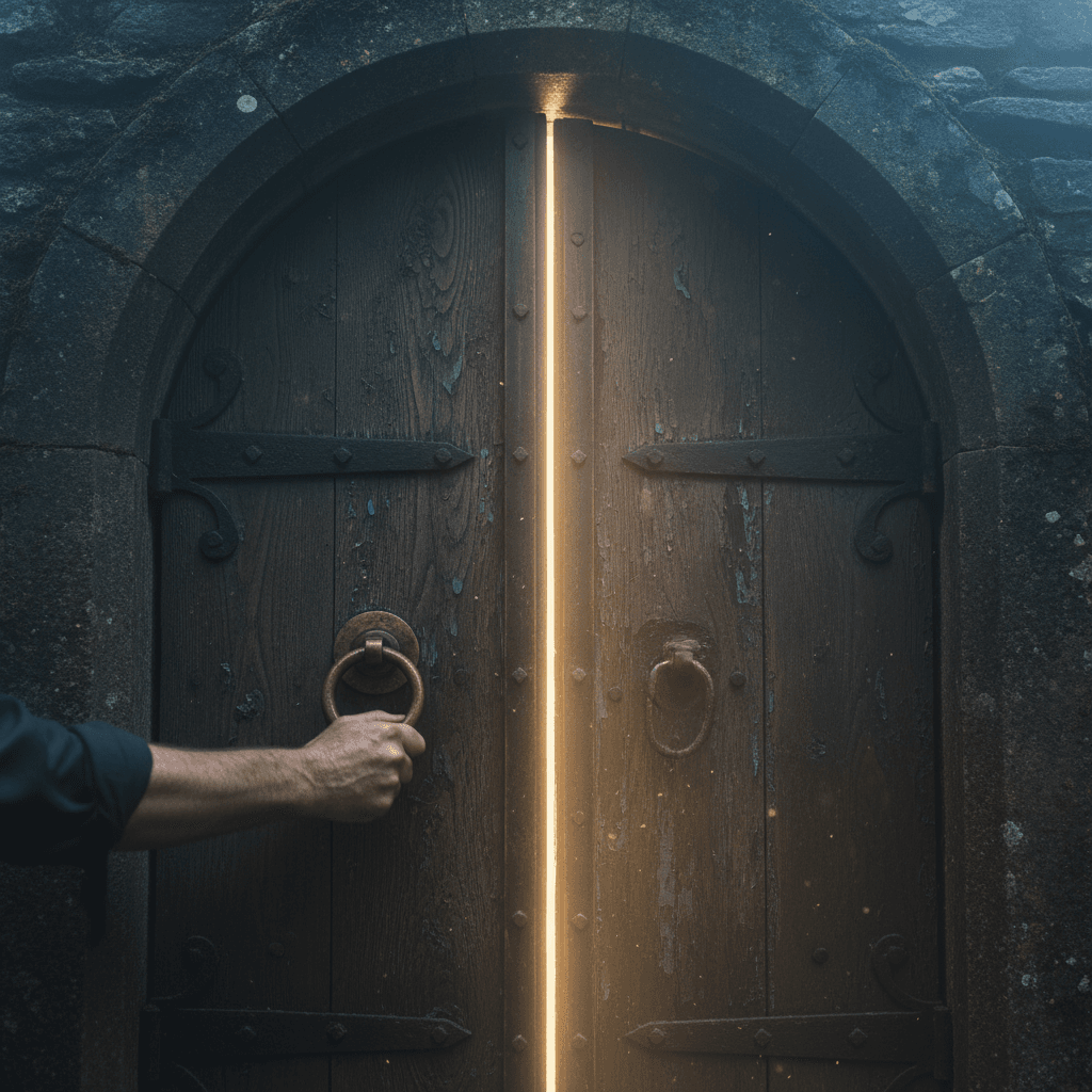 Keep knocking with hope; even the heaviest doors answer persistent hands. — Desmond Tutu