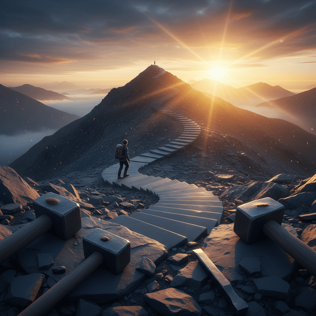 Obstáculos que forjan destino: la mente estoica Convierte los obstáculos en herramientas; la mente que transforma el desafío domina su destino. — Sé