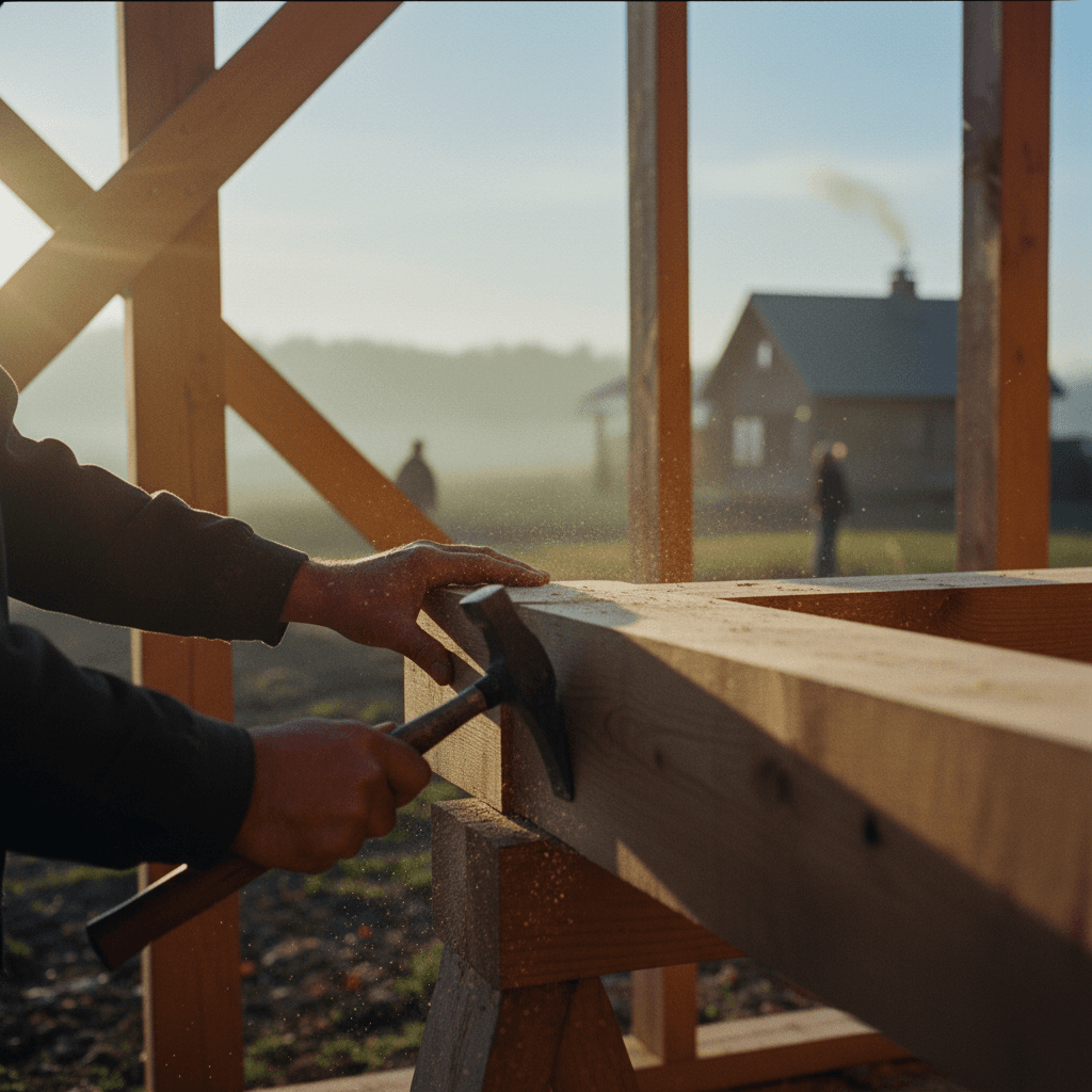 Construir hoy el refugio firme del mañana Lo que construyes con manos firmes se convierte en el refugio del mañana; comienza hoy. — Marco Aure