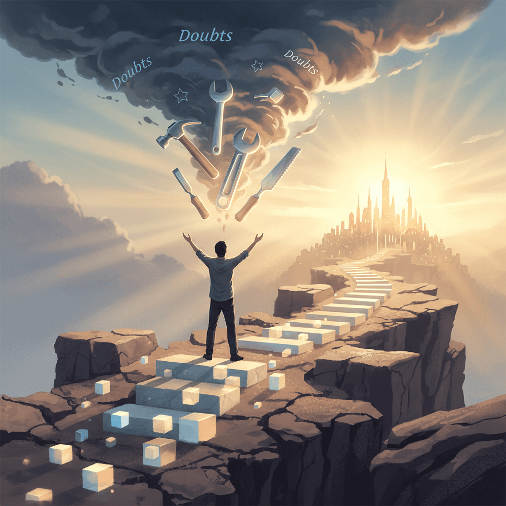 Turn your doubts into tools and your obstacles into lessons — then build. — Marcus Aurelius