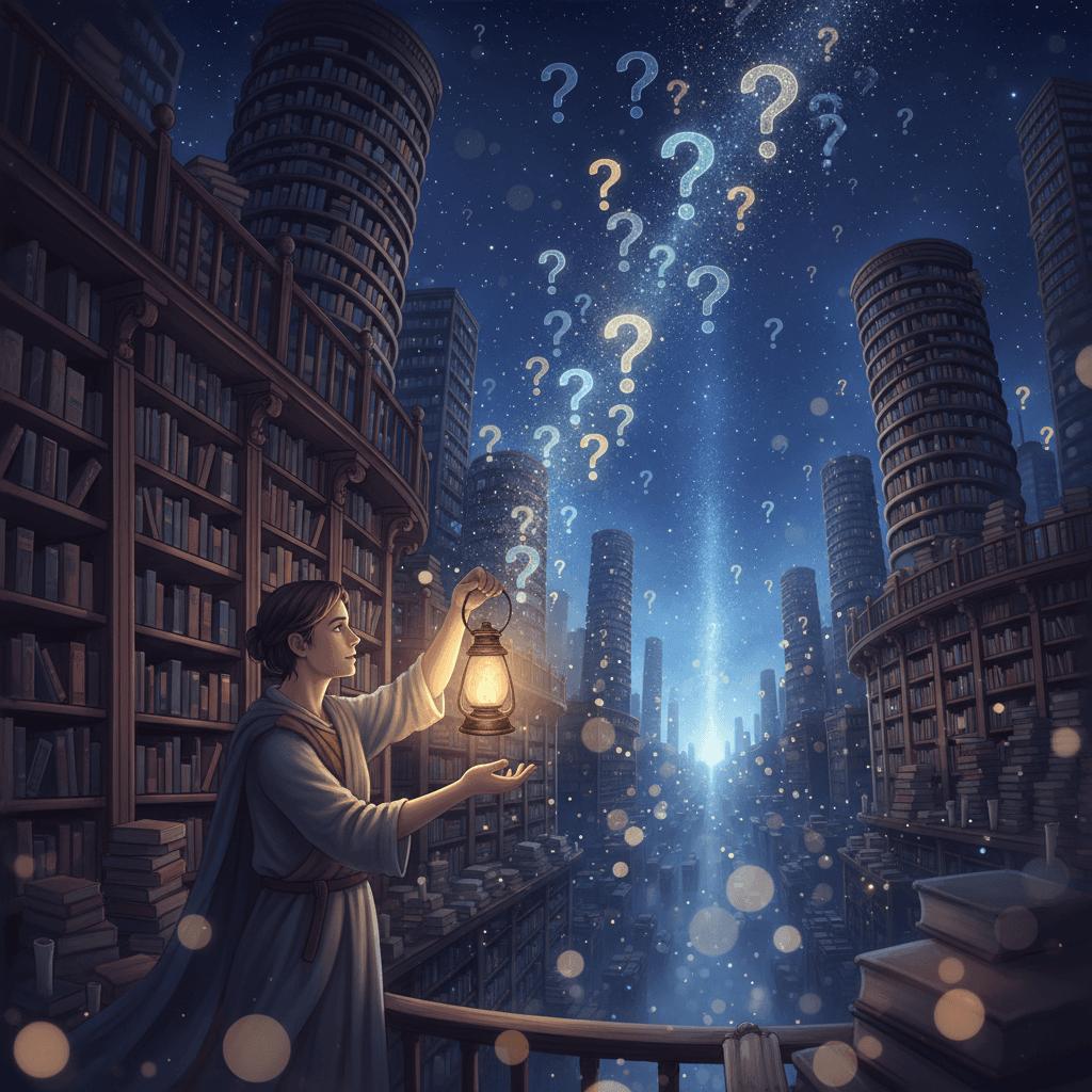 Wisdom Begins With One Relentless Honest Question Wisdom begins when you ask the first honest question and keep asking. — Confucius