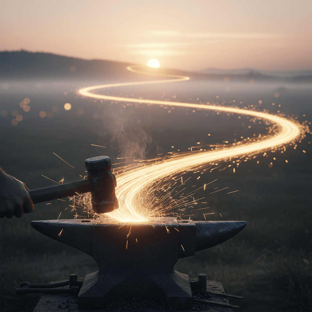 Forge a habit of beginning; momentum will do the rest. — Neil Gaiman