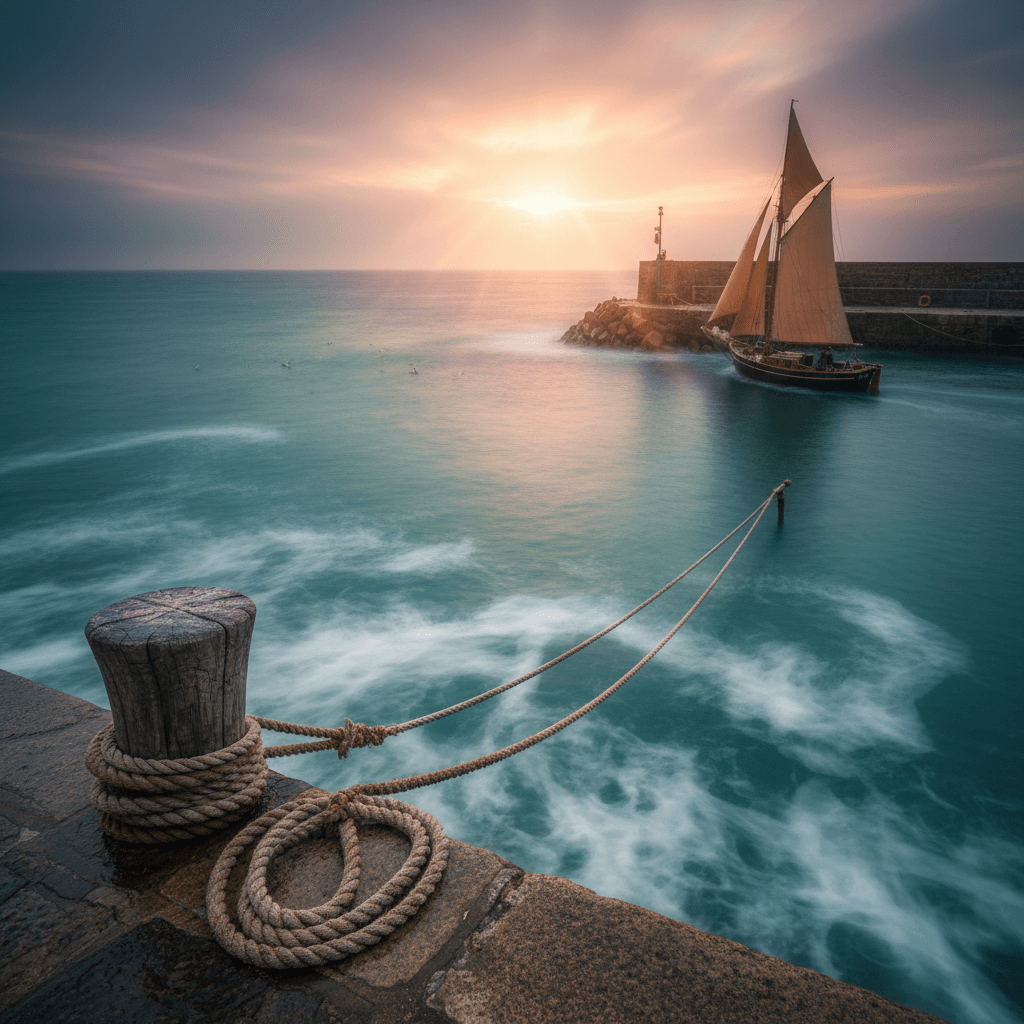 Zarpar de lo seguro para hallar nuevos océanos Deja los puertos conocidos si anhelas descubrir nuevos océanos. — Paulo Coelho