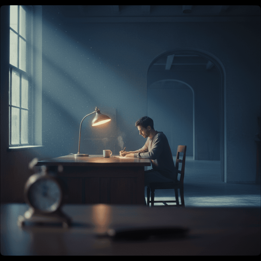 Discipline is the gentle art of showing up when inspiration has left the room. — Seneca