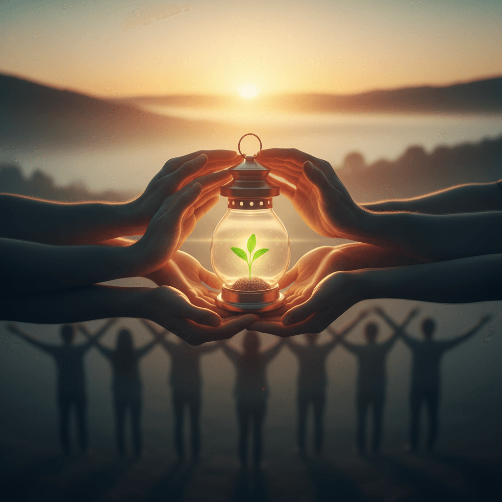 分享力量 慷慨成网 让集体更强大 共同繁荣 差异为力 彼此滋养 毫无保留地分享你的力量;慷慨让整体更强大。——奥德丽·洛德