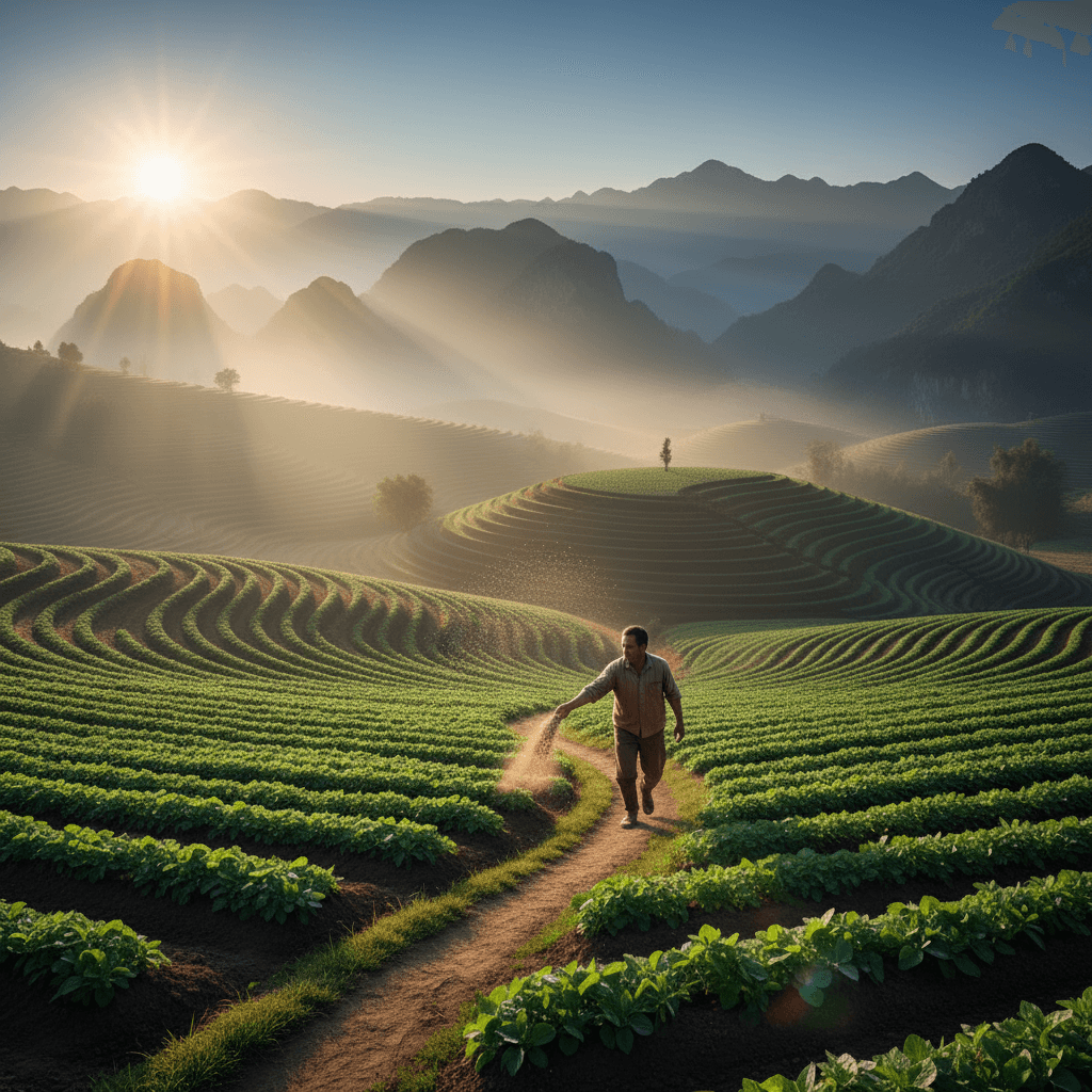 Cosecha sabiduría de cada amanecer y siembra la acción para el mediodía; la virtud se cultiva haciendo. — Confucio