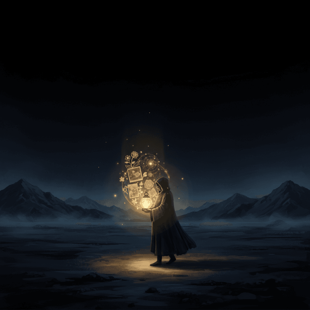 Light a lamp with what you love and walk into the dark with it — Sappho