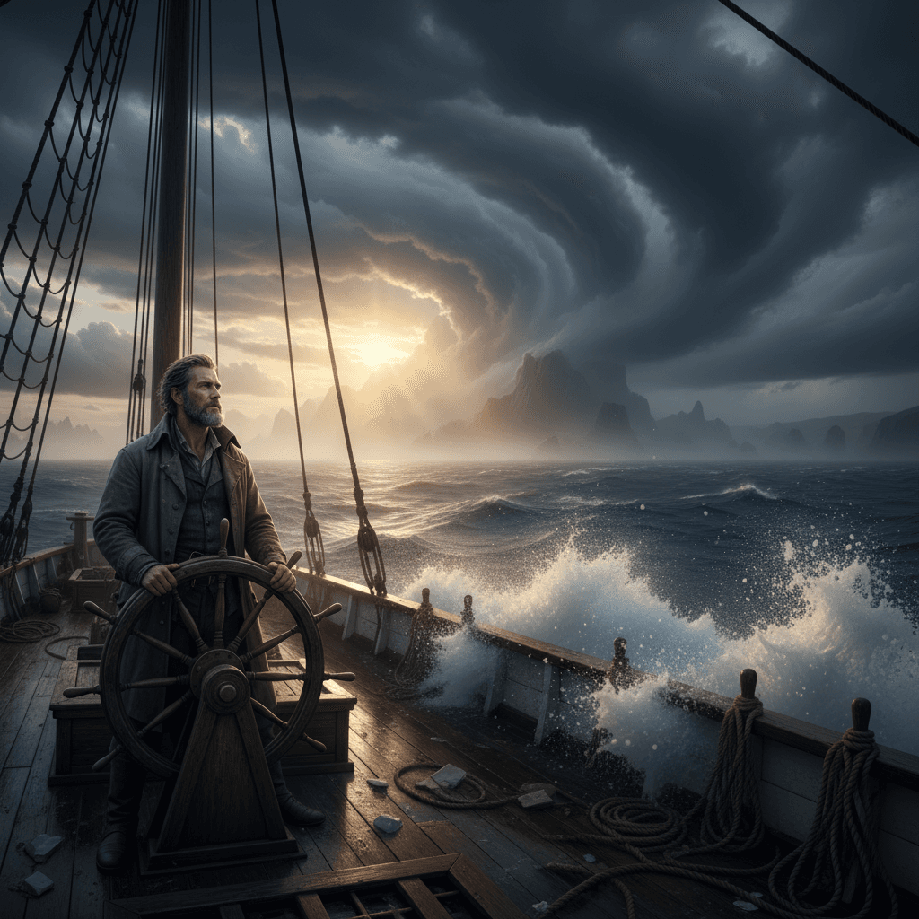 Capitanear la mente entre tormentas cambiantes Dirige tu mente como un capitán firme gobierna su nave a través de tormentas cambiantes. — Marco Aur