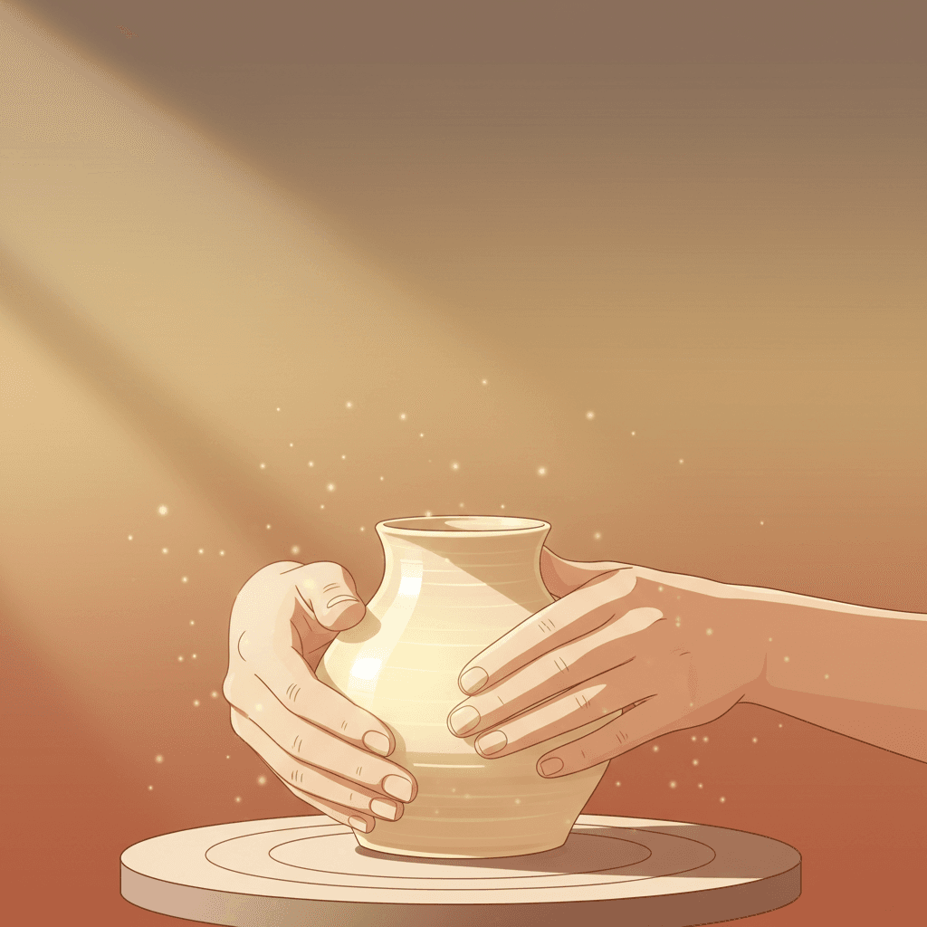 Trust the slow crafting of your life; steady hands build enduring shapes. — Rumi