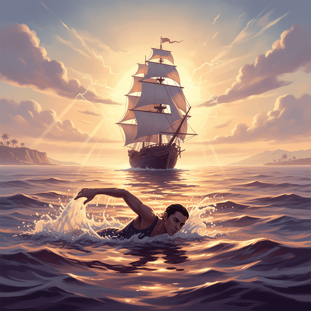 Don't wait for your ship to come in; swim out to it. — Nelson Henderson