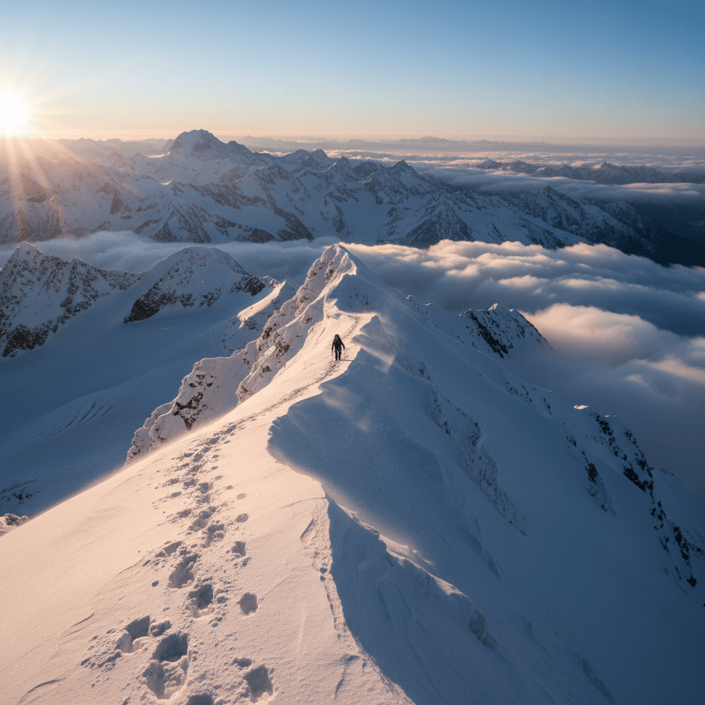 Grateful Steps Toward Every Summit We Seek Seek the summit with gratitude in every step — Edmund Hillary