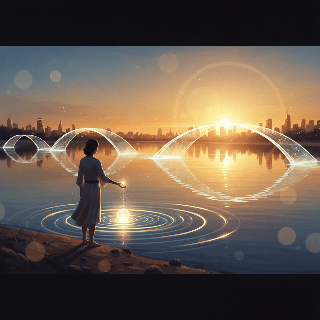 Begin with a single honest act; its echo will build bridges. — Rabindranath Tagore