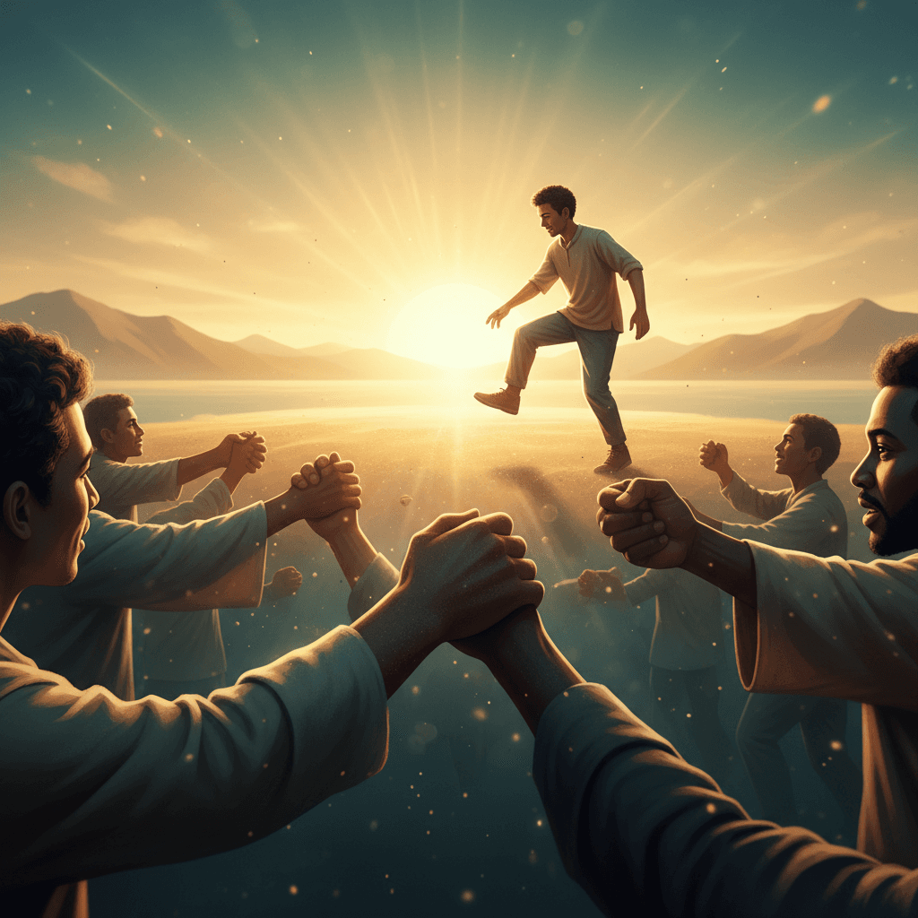 以你扶起的生命来衡量成功,而不是以你获得的头衔来衡量——纪伯伦