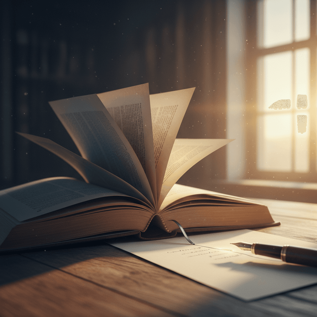 Pasa la página de las dudas; una sola frase firme puede cambiar la trama. — James Baldwin