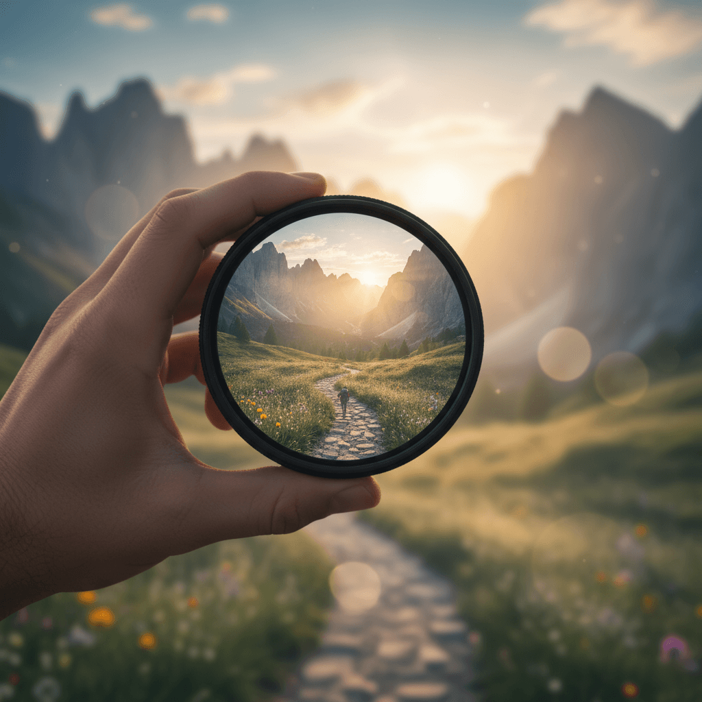 将镜头转向可能性 焦点更清晰 注意力塑形 感知成像 选择导向 行动开阔 把镜头转向可能性;你聚焦之处愈发清晰。 — 萨福