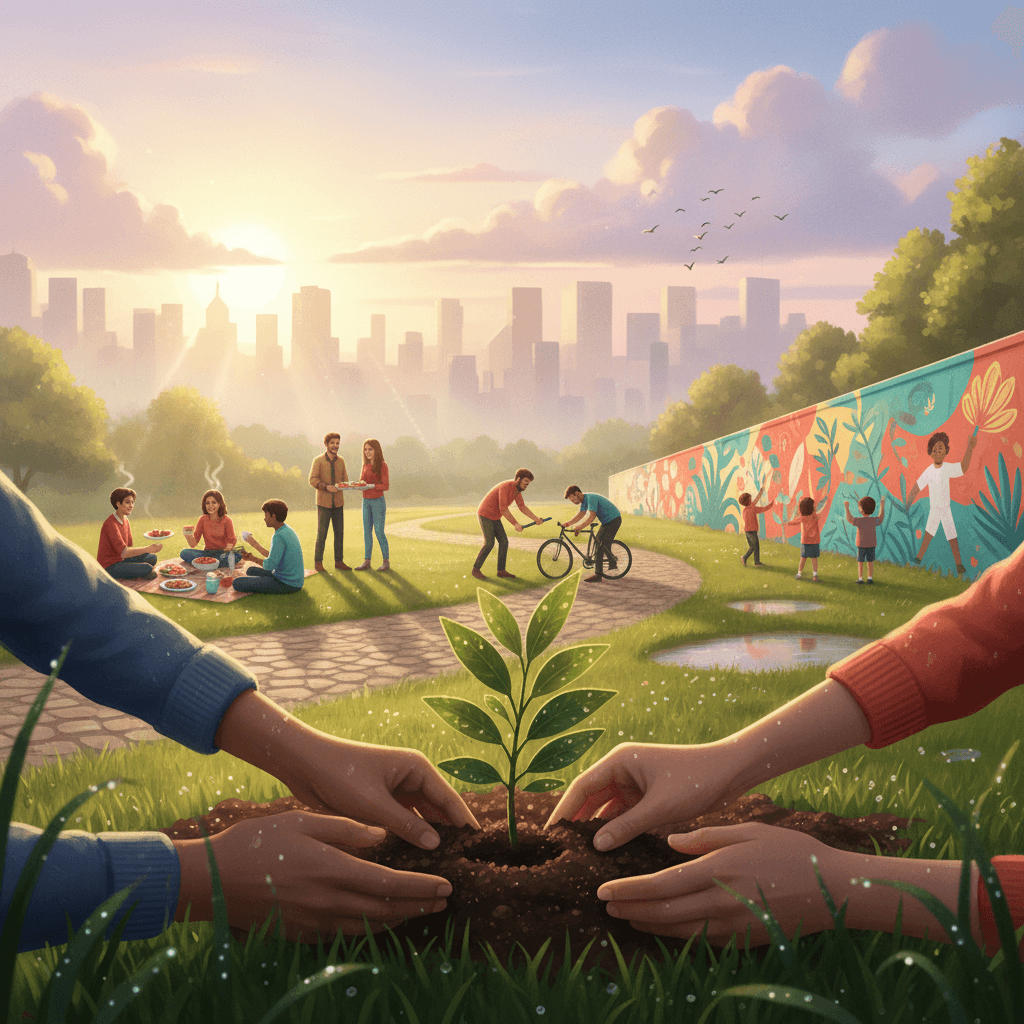 Imaginar y construir un mundo más amable Atrévete a imaginar un mundo más amable que el de hoy y luego trabaja para hacerlo realidad. — James