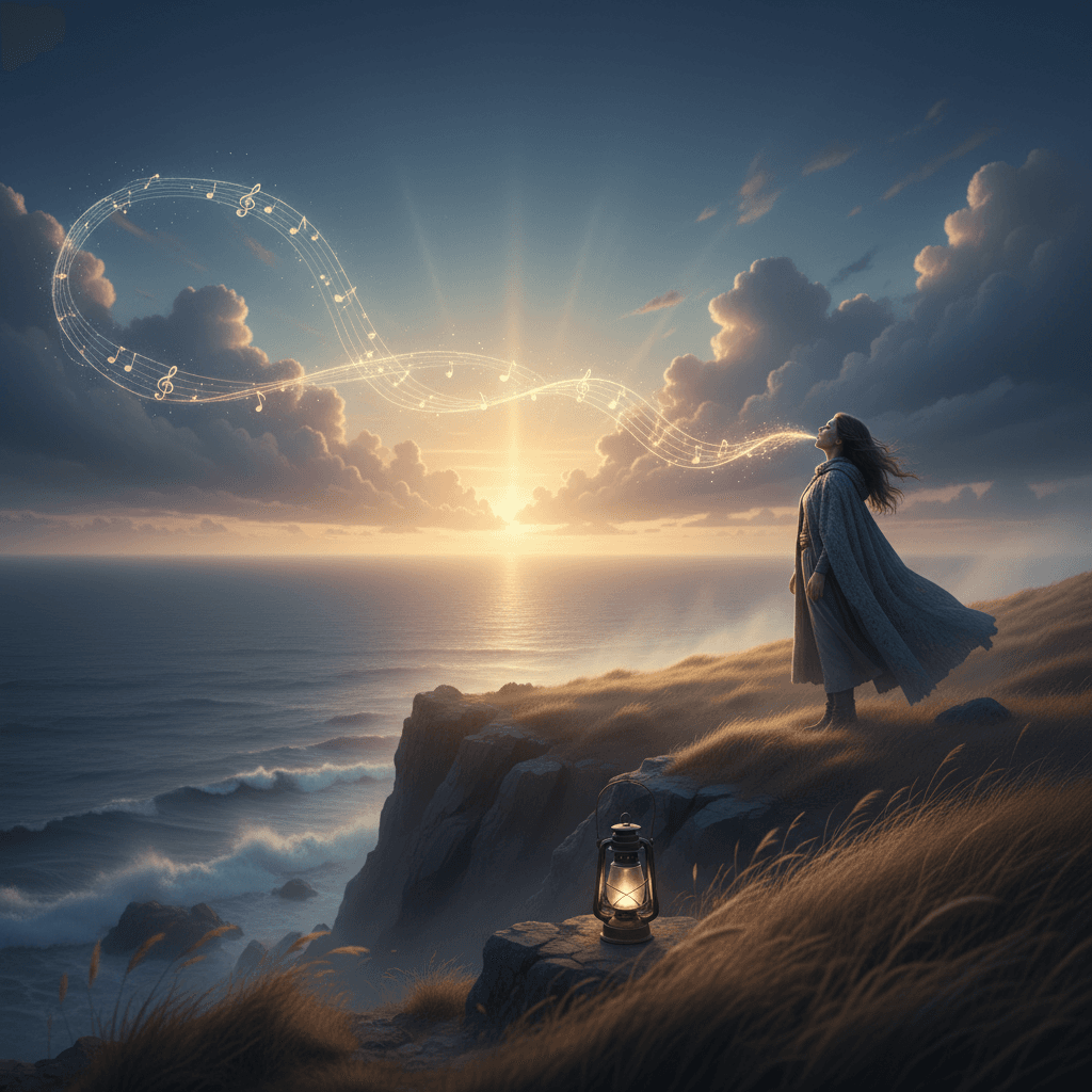 Sing even when the tune is fragile; voice stitches courage. — Sappho