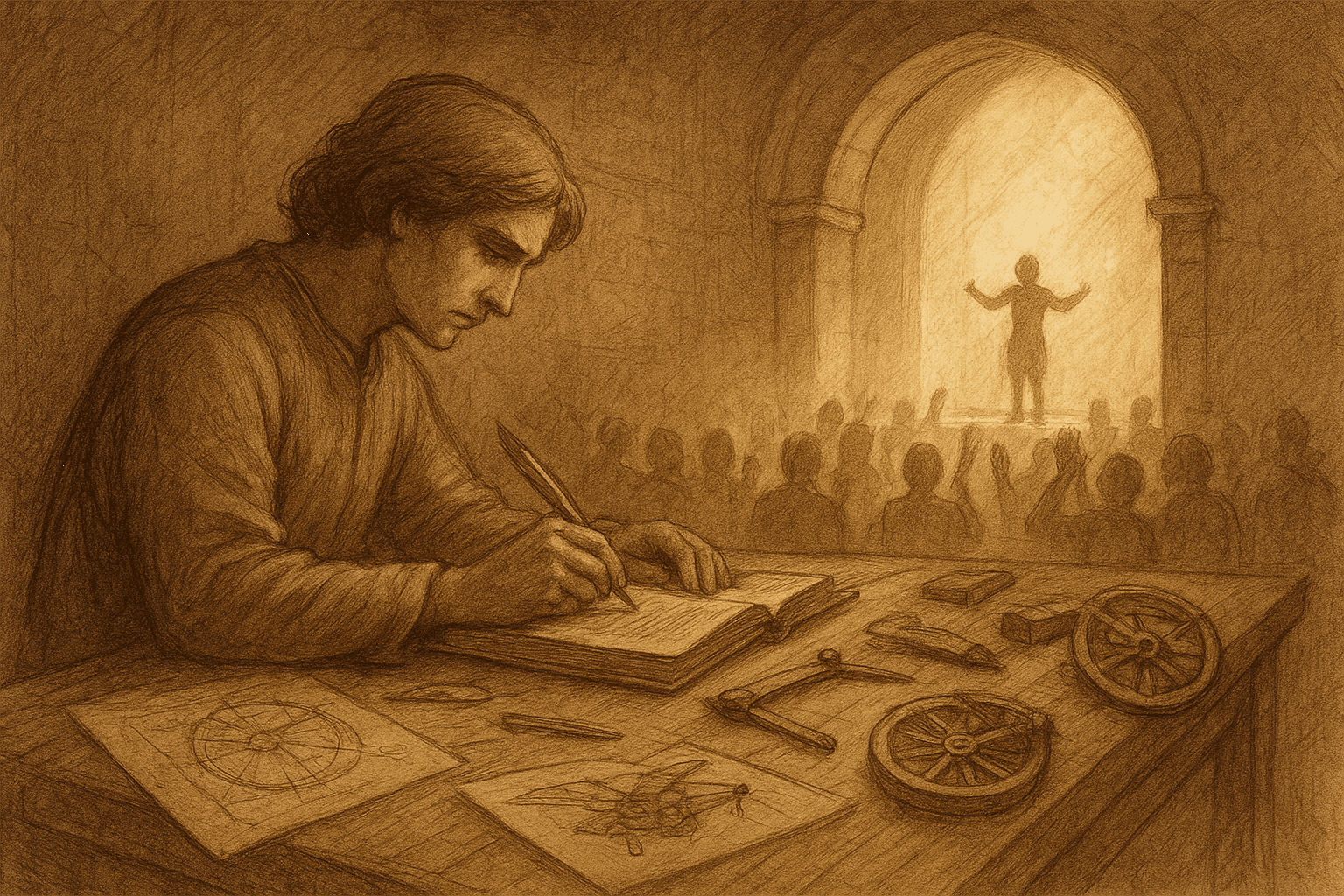 Seek progress over applause; mastery outlasts praise. — Leonardo da Vinci