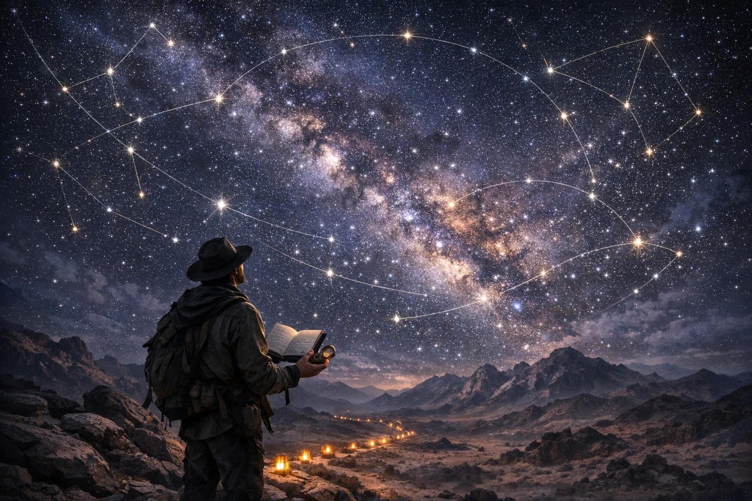 星辰为愿意解读它们的人描绘未来。——卡里勒·纪伯伦