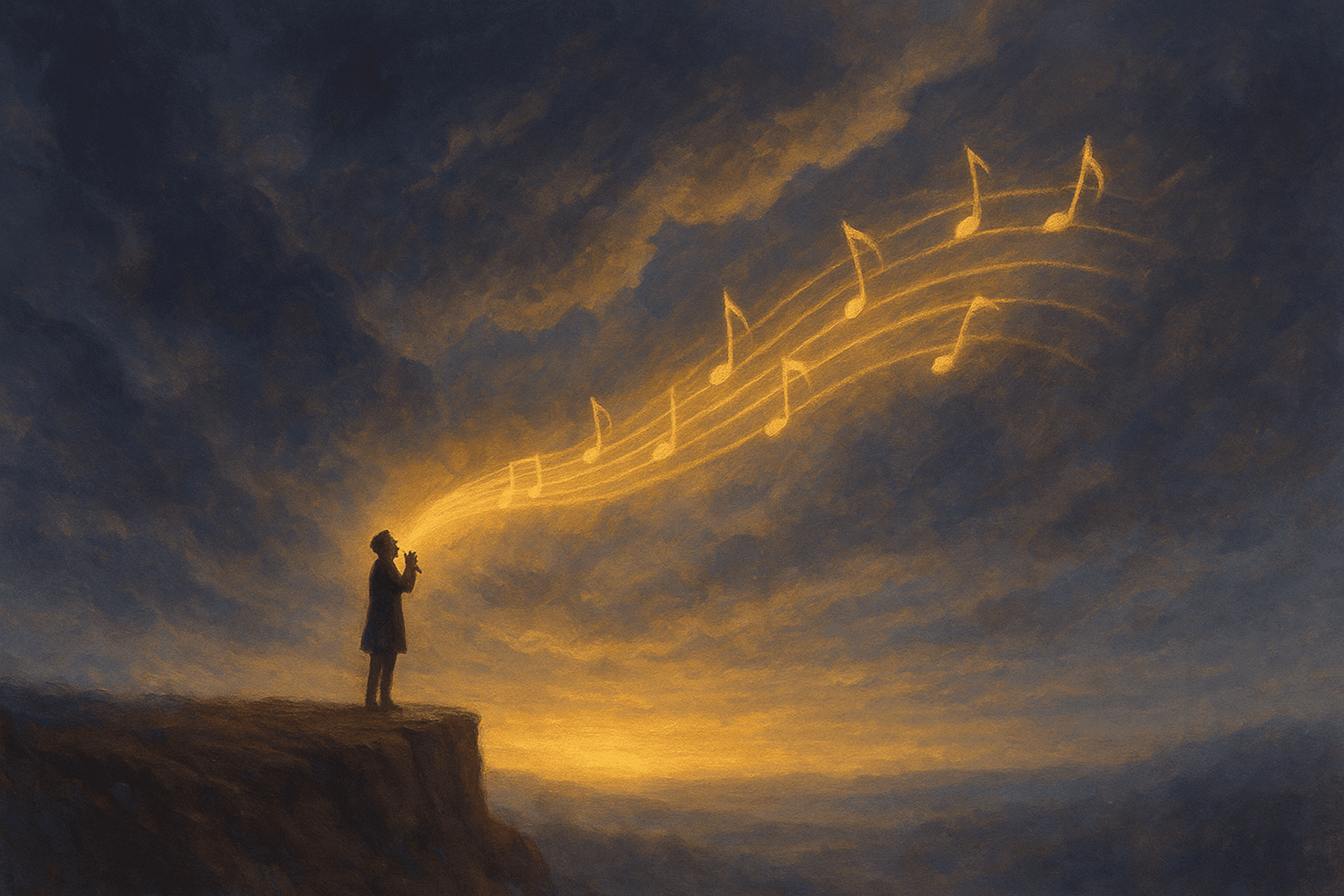 Sing a brief, brave song in the face of doubt; melody often clears the way. — Sappho