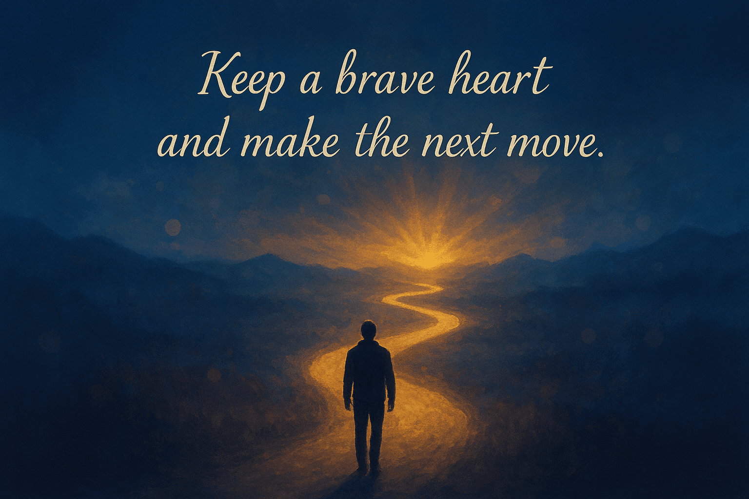 Keep a brave heart and make the next move. — Anna Akhmatova