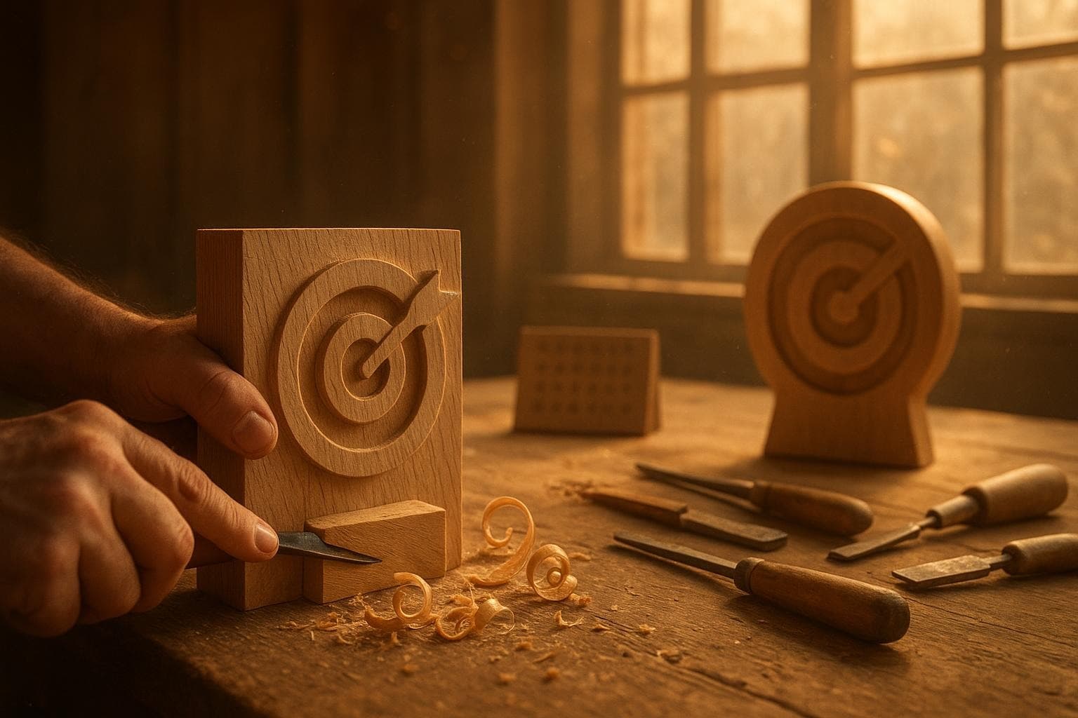 Set a clear aim and whittle it with daily craft until it stands complete. — Johann Wolfgang von Goethe