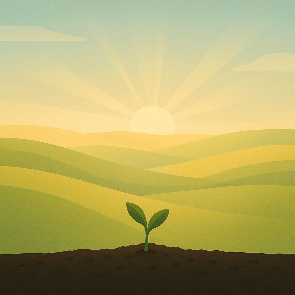 Plant courage in small moments; over time it becomes the landscape of your life — Maya Angelou