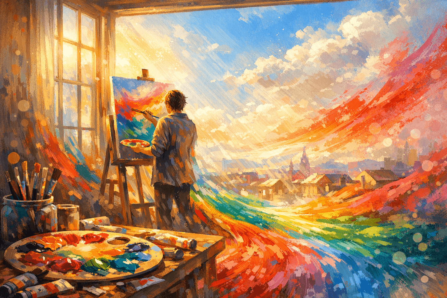 用无畏的色彩描绘你的日子。——小野洋子