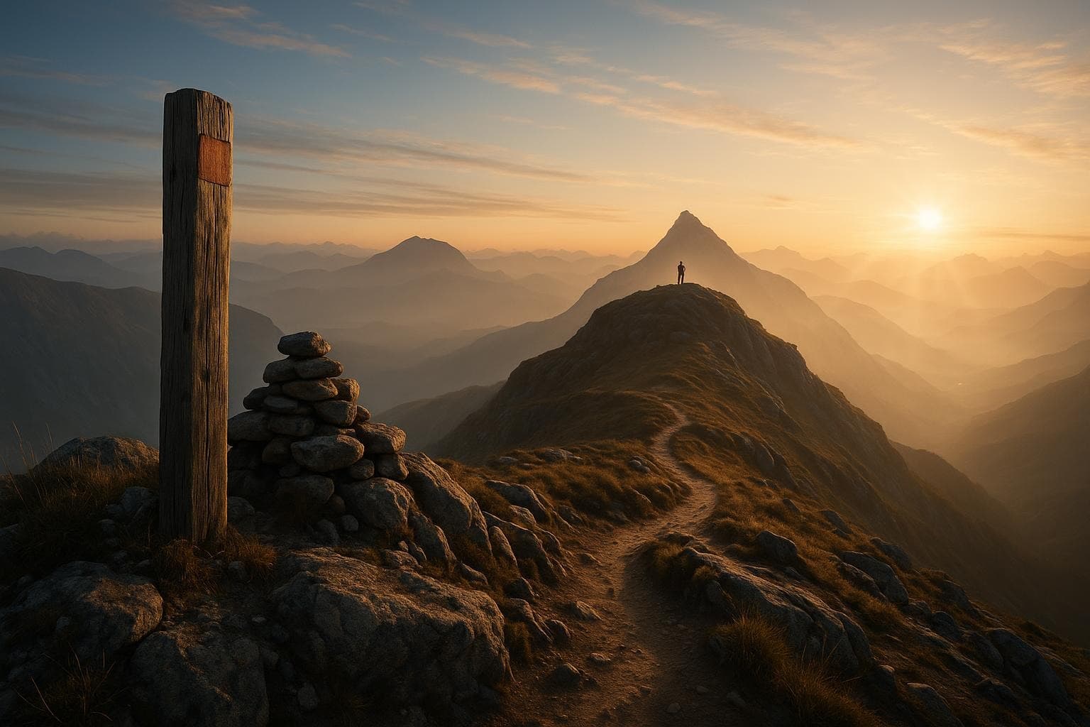 Cada meta abre el camino de la siguiente Llegar a una meta es el punto de partida para otra. — John Dewey