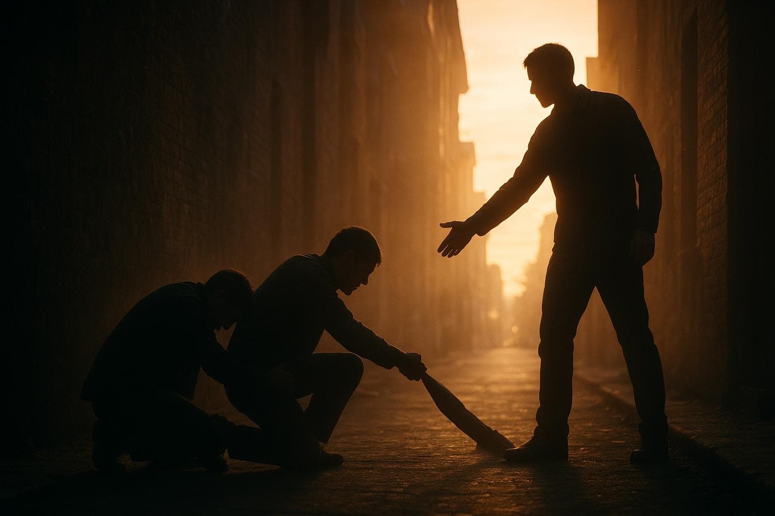 You can't hold a man down without staying down with him. — Booker T. Washington