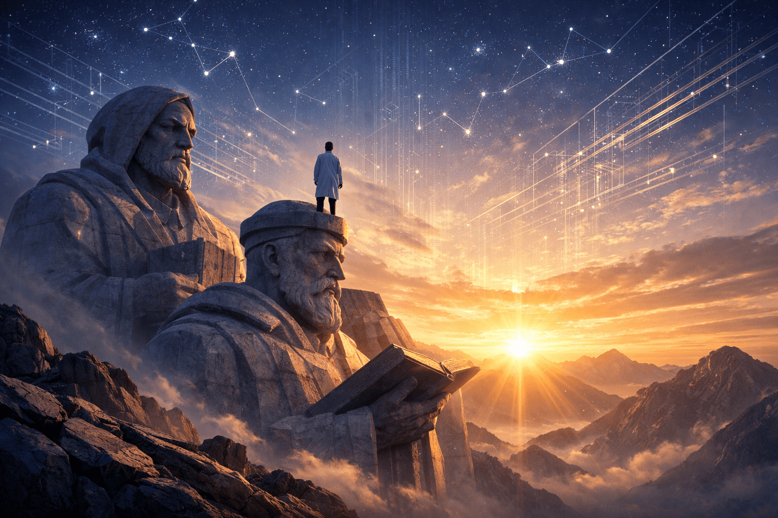 Si he visto más lejos, ha sido por estar de pie sobre los hombros de gigantes. - Isaac Newton