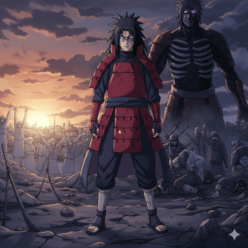 In this world, whenever there is light, there are also shadows. As long as the concept of winners exists, there must also be losers. - Madara Uchiha