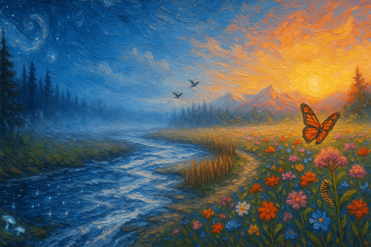 "I dream my painting and I paint my dream." — Vincent van Gogh