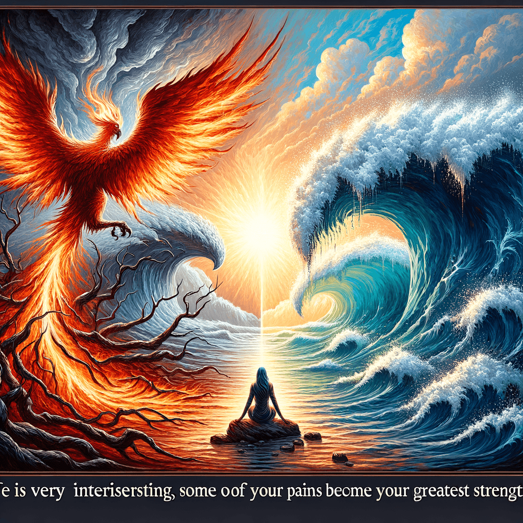 Life is very interesting. In the end, some of your greatest pains become your greatest strengths. — Drew Barrymore